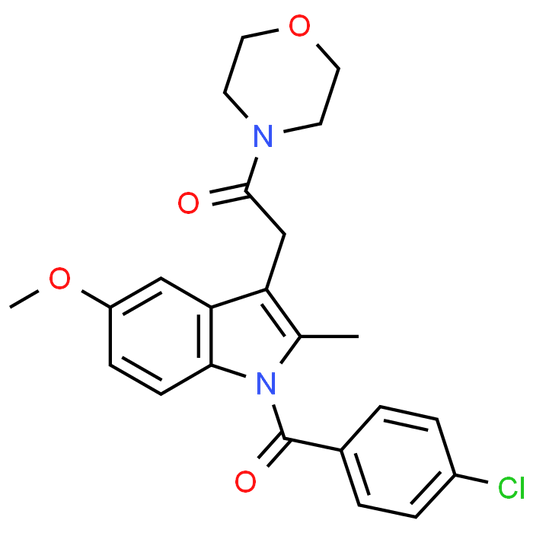 2-(1-(4-Chlorobenzoyl)-5-methoxy-2-methyl-1H-indol-3-yl)-1-morpholinoethanone