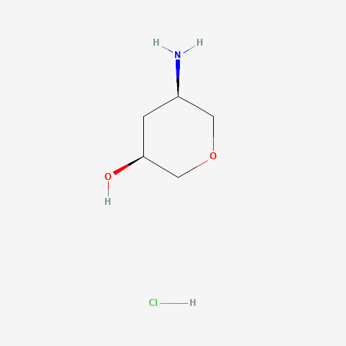 (3S,5R)-5-Aminotetrahydro-2H-pyran-3-ol hydrochloride
