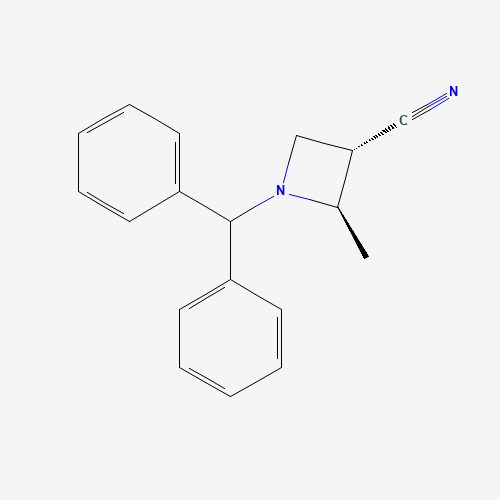 (2R,3S)-1-Benzhydryl-2-methylazetidine-3-carbonitrile
