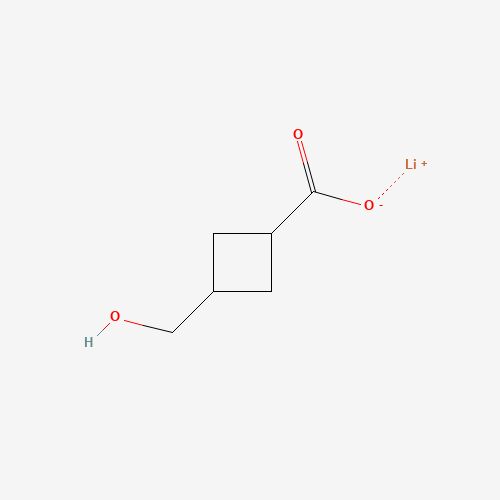 trans-Lithium 3-(hydroxymethyl)cyclobutane-1-carboxylate