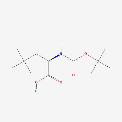 (2R)-2-{[(tert-butoxy)carbonyl](methyl)amino}-4,4-dimethylpentanoic acid