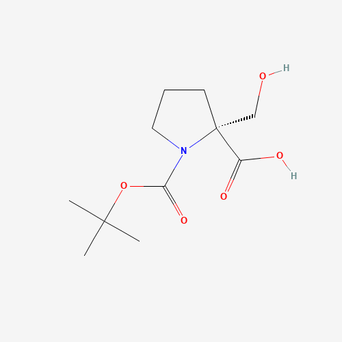 (R)-1-(tert-Butoxycarbonyl)-2-(hydroxymethyl)pyrrolidine-2-carboxylic acid