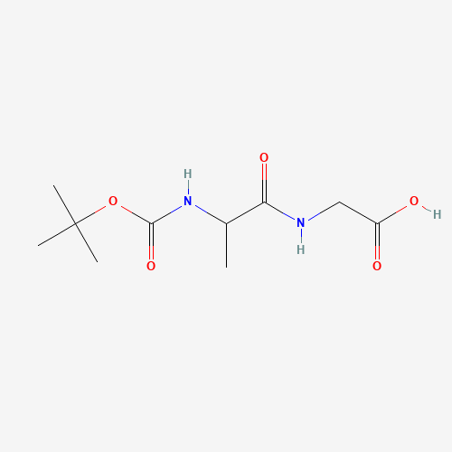 (S)-2-(2-((tert-Butoxycarbonyl)amino)propanamido)acetic acid