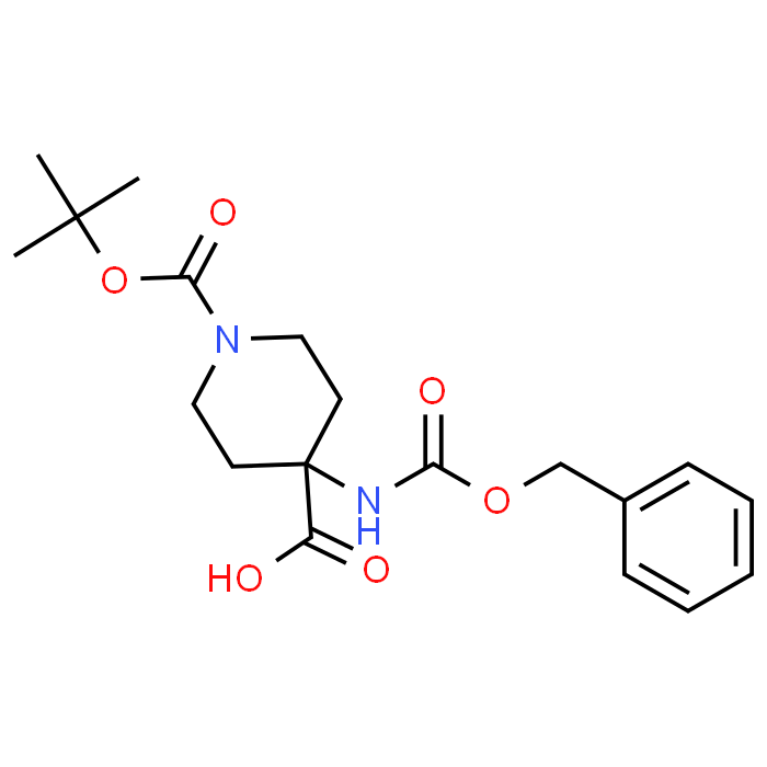 4-(((Benzyloxy)carbonyl)amino)-1-(tert-butoxycarbonyl)piperidine-4-carboxylic acid