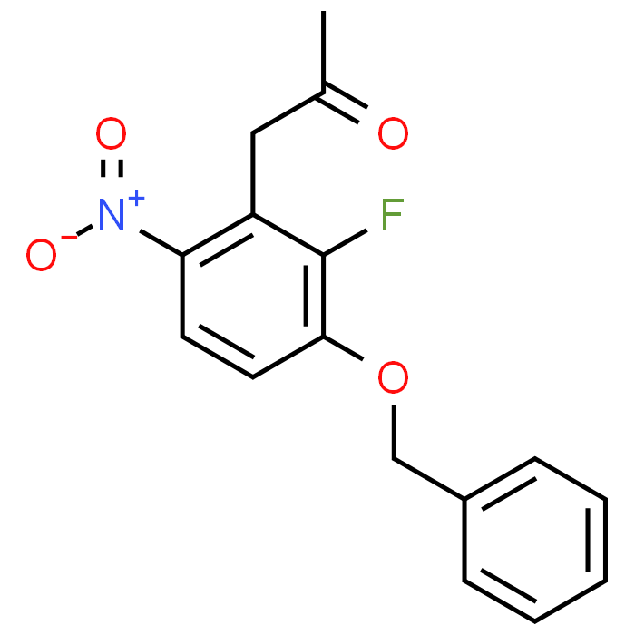 1-(3-(benzyloxy)-2-fluoro-6-nitrophenyl)propan-2-one