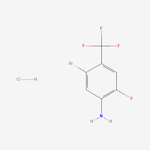 5-Bromo-2-fluoro-4-(trifluoromethyl)aniline hydrochloride