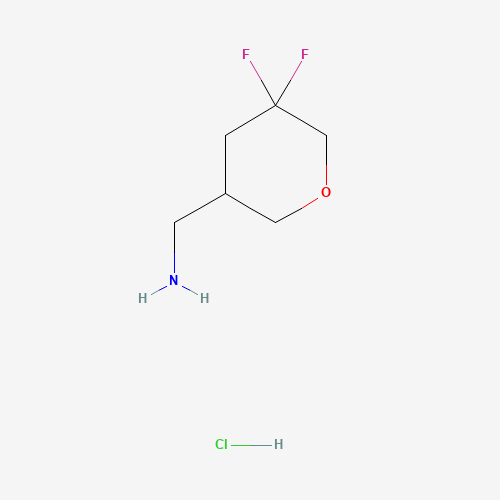 (5,5-Difluorotetrahydro-2H-pyran-3-yl)methanamine hydrochloride