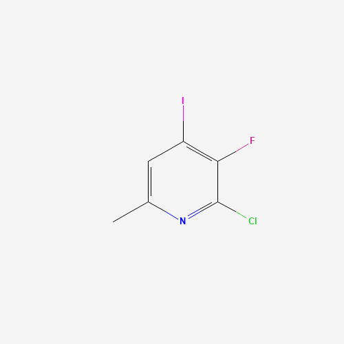 2-Chloro-3-fluoro-4-iodo-6-methylpyridine