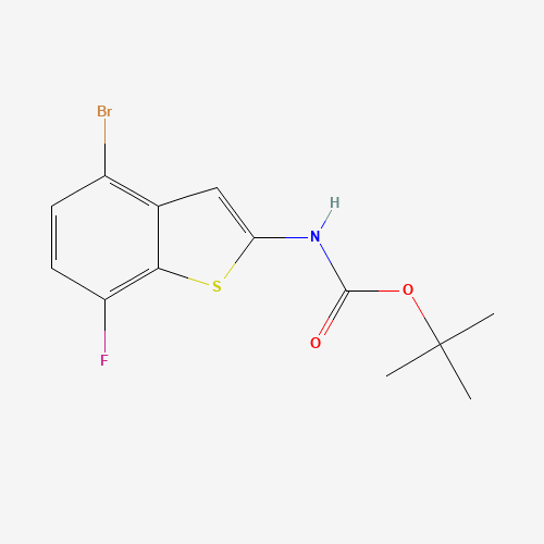 tert-Butyl (4-bromo-7-fluorobenzo[b]thiophen-2-yl)carbamate