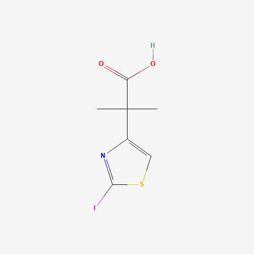 2-(2-Iodothiazol-4-yl)-2-methylpropanoic acid