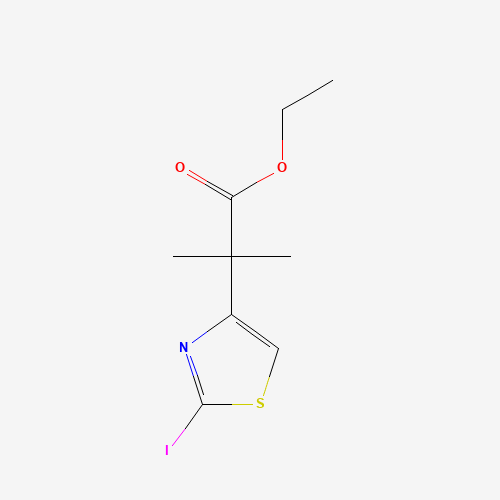 Ethyl 2-(2-iodothiazol-4-yl)-2-methylpropanoate