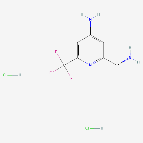 (R)-2-(1-Aminoethyl)-6-(trifluoromethyl)pyridin-4-amine dihydrochloride