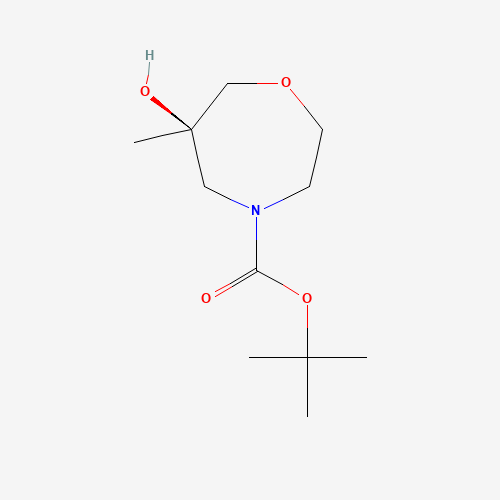tert-Butyl (R)-6-hydroxy-6-methyl-1,4-oxazepane-4-carboxylate