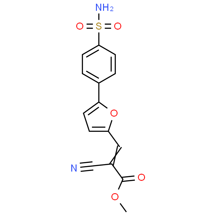 Methyl 2-cyano-3-(5-(4-sulfamoylphenyl)furan-2-yl)acrylate