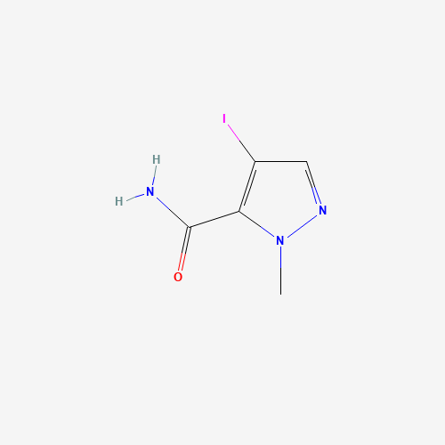 4-Iodo-1-methyl-1H-pyrazole-5-carboxamide