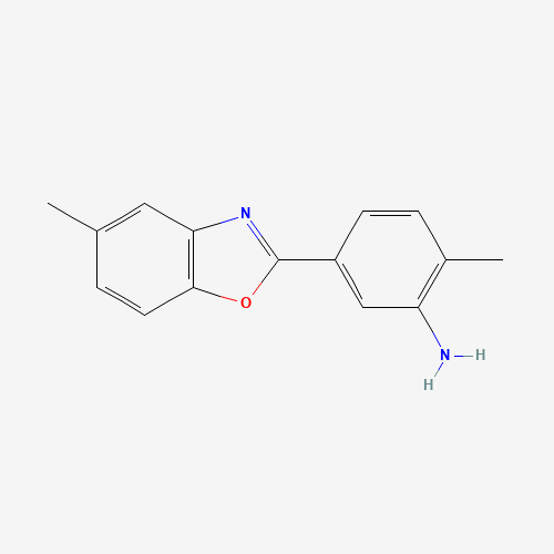 2-Methyl-5-(5-methylbenzo[d]oxazol-2-yl)aniline