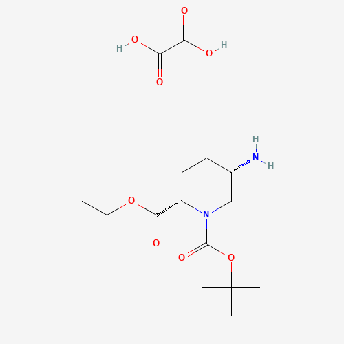 1-(tert-Butyl) 2-ethyl (2S,5S)-5-aminopiperidine-1,2-dicarboxylate oxalate