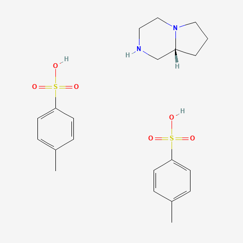 (R)-Octahydropyrrolo[1,2-a]pyrazine bis(4-methylbenzenesulfonate)