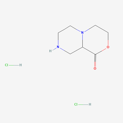 Hexahydropyrazino[2,1-c][1,4]oxazin-1(6H)-one dihydrochloride