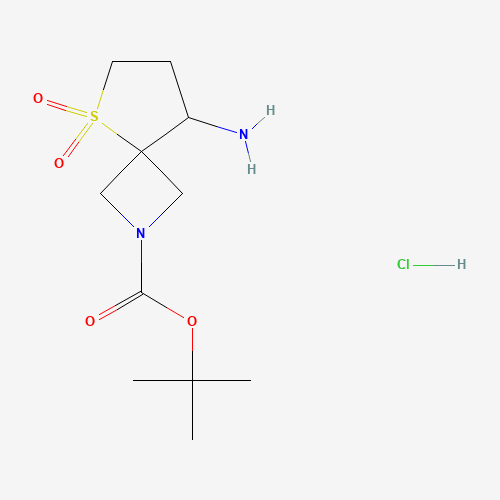 tert-Butyl 8-amino-5-thia-2-azaspiro[3.4]octane-2-carboxylate 5,5-dioxide hydrochloride