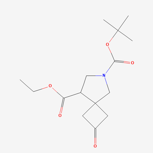 6-(tert-Butyl) 8-ethyl 2-oxo-6-azaspiro[3.4]octane-6,8-dicarboxylate