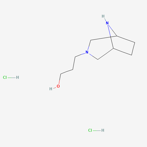 3-(3,8-Diazabicyclo[3.2.1]octan-3-yl)propan-1-ol dihydrochloride