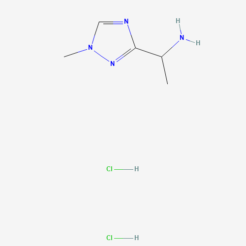 1-(1-Methyl-1H-1,2,4-triazol-3-yl)ethan-1-amine dihydrochloride