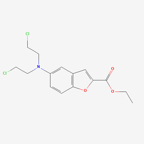 Ethyl 5-(bis(2-chloroethyl)amino)benzofuran-2-carboxylate