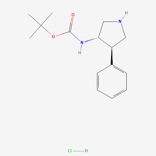 tert-Butyl ((3S,4R)-4-phenylpyrrolidin-3-yl)carbamate hydrochloride