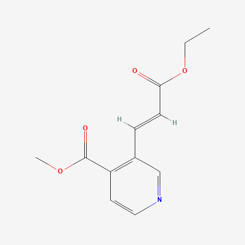 Methyl 3-(3-ethoxy-3-oxoprop-1-en-1-yl)isonicotinate