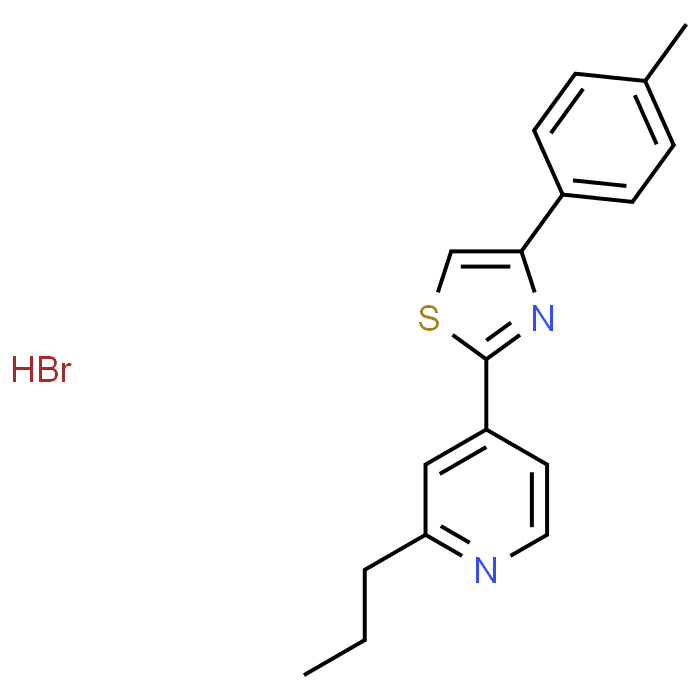 2-(2-Propylpyridin-4-yl)-4-(p-tolyl)thiazole hydrobromide