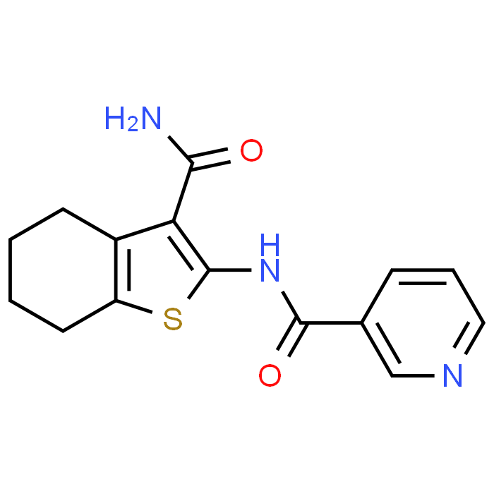 N-(3-Carbamoyl-4,5,6,7-tetrahydrobenzo[b]thiophen-2-yl)nicotinamide