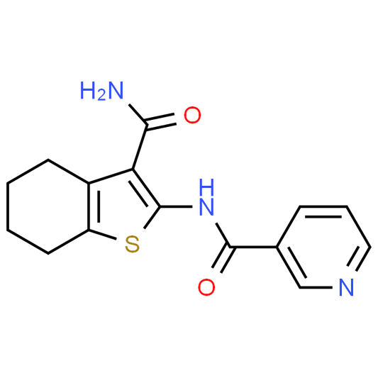 N-(3-Carbamoyl-4,5,6,7-tetrahydrobenzo[b]thiophen-2-yl)nicotinamide