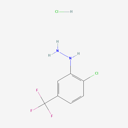 (2-Chloro-5-(trifluoromethyl)phenyl)hydrazine hydrochloride