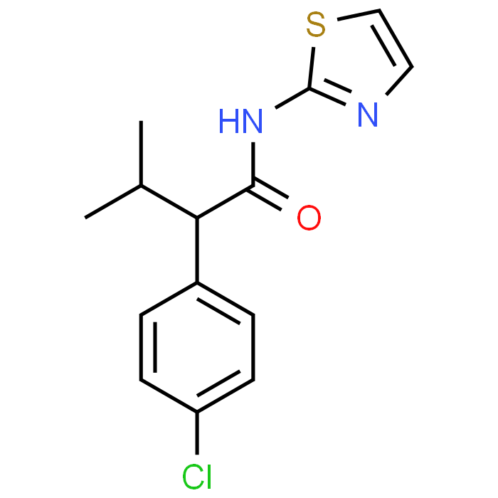 2-(4-Chlorophenyl)-3-methyl-N-(thiazol-2-yl)butanamide