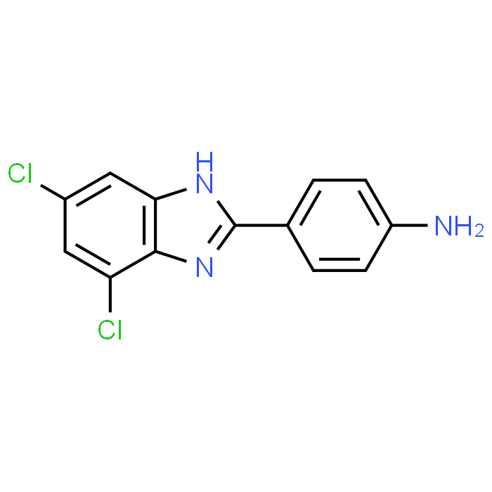 4-(5,7-Dichloro-1H-benzo[d]imidazol-2-yl)aniline