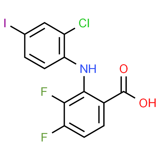 2-((2-Chloro-4-iodophenyl)amino)-3,4-difluorobenzoic acid