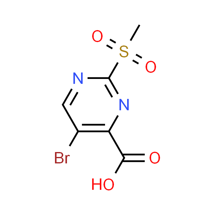 5-Bromo-2-(methylsulfonyl)pyrimidine-4-carboxylic acid