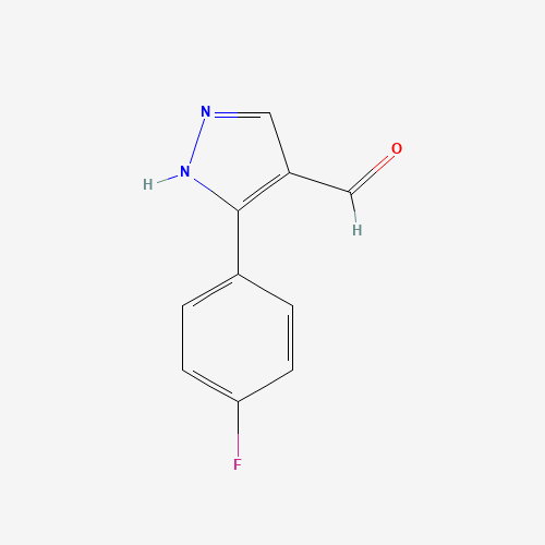 3-(4-Fluorophenyl)-1H-pyrazole-4-carbaldehyde