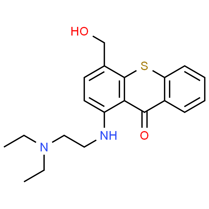 1-((2-(Diethylamino)ethyl)amino)-4-(hydroxymethyl)-9H-thioxanthen-9-one