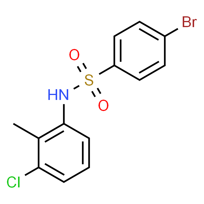 4-Bromo-N-(3-chloro-2-methylphenyl)benzenesulfonamide