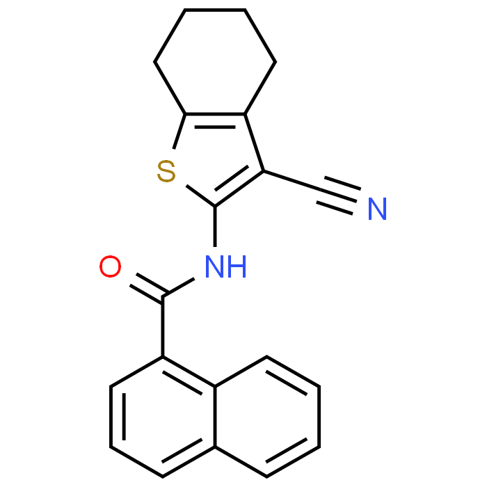 N-(3-Cyano-4,5,6,7-tetrahydrobenzo[b]thiophen-2-yl)-1-naphthamide