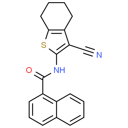 N-(3-Cyano-4,5,6,7-tetrahydrobenzo[b]thiophen-2-yl)-1-naphthamide