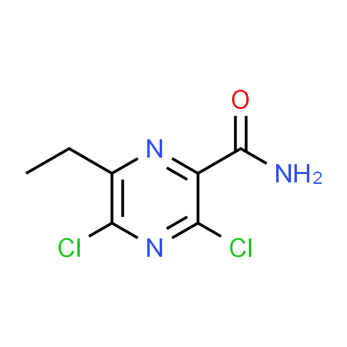 3,5-Dichloro-6-ethylpyrazine-2-carboxamide