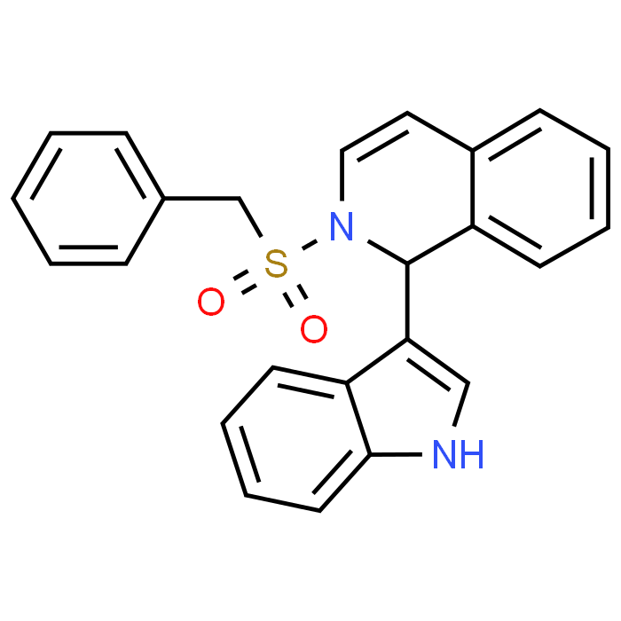 2-(Benzylsulfonyl)-1-(1H-indol-3-yl)-1,2-dihydroisoquinoline