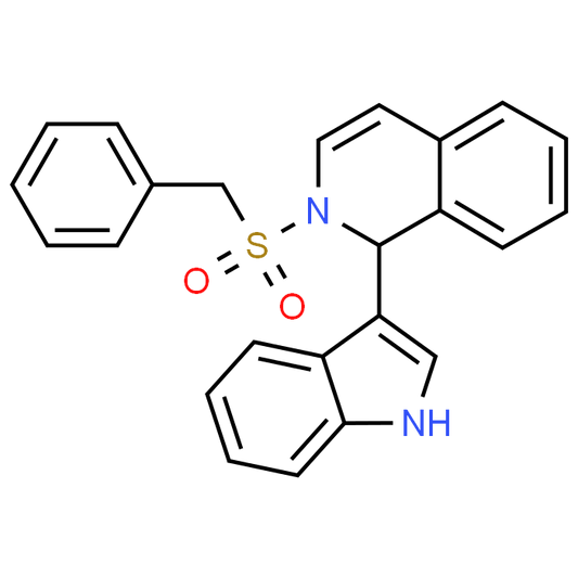 2-(Benzylsulfonyl)-1-(1H-indol-3-yl)-1,2-dihydroisoquinoline