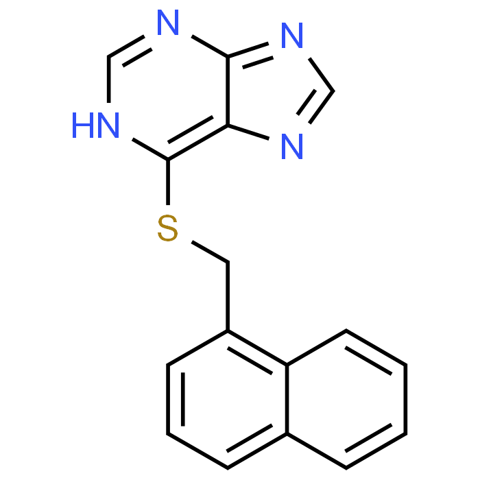 6-((Naphthalen-1-ylmethyl)thio)-7H-purine