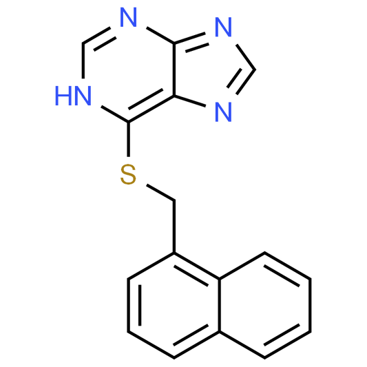 6-((Naphthalen-1-ylmethyl)thio)-7H-purine