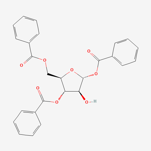(2R,3S,4S,5R)-5-((Benzoyloxy)methyl)-3-hydroxytetrahydrofuran-2,4-diyl dibenzoate