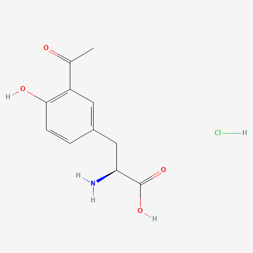 (S)-3-(3-Acetyl-4-hydroxyphenyl)-2-aminopropanoic acid hydrochloride
